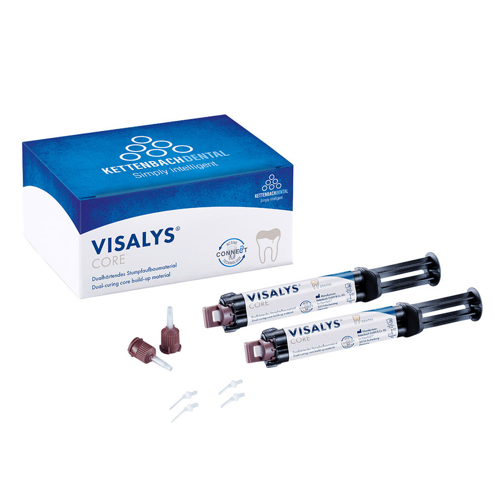 Visalys Core Dentin, Doppel-Spritze 2 x 5 ml