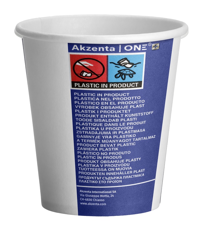Akzenta ONE Pappbecher weiß20x50St