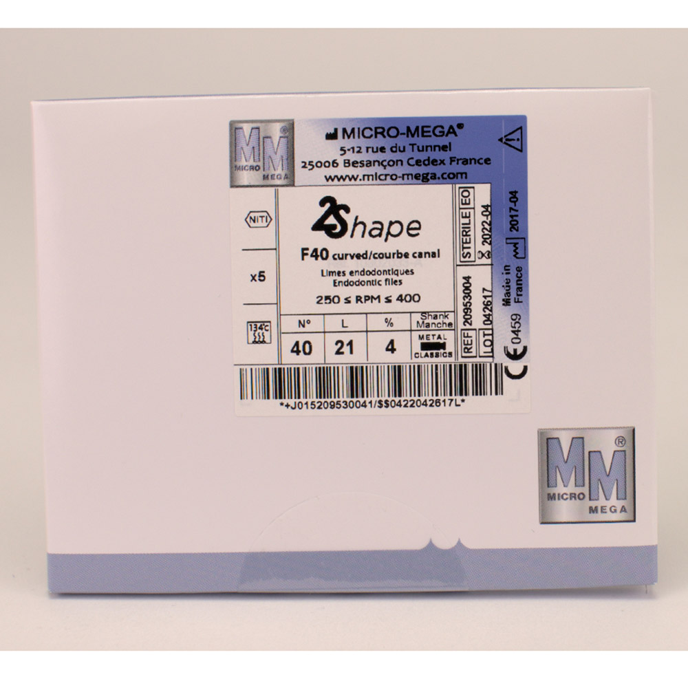 B5 2Shape F40 n40 4% L21 Classics steril, 5 Stück
