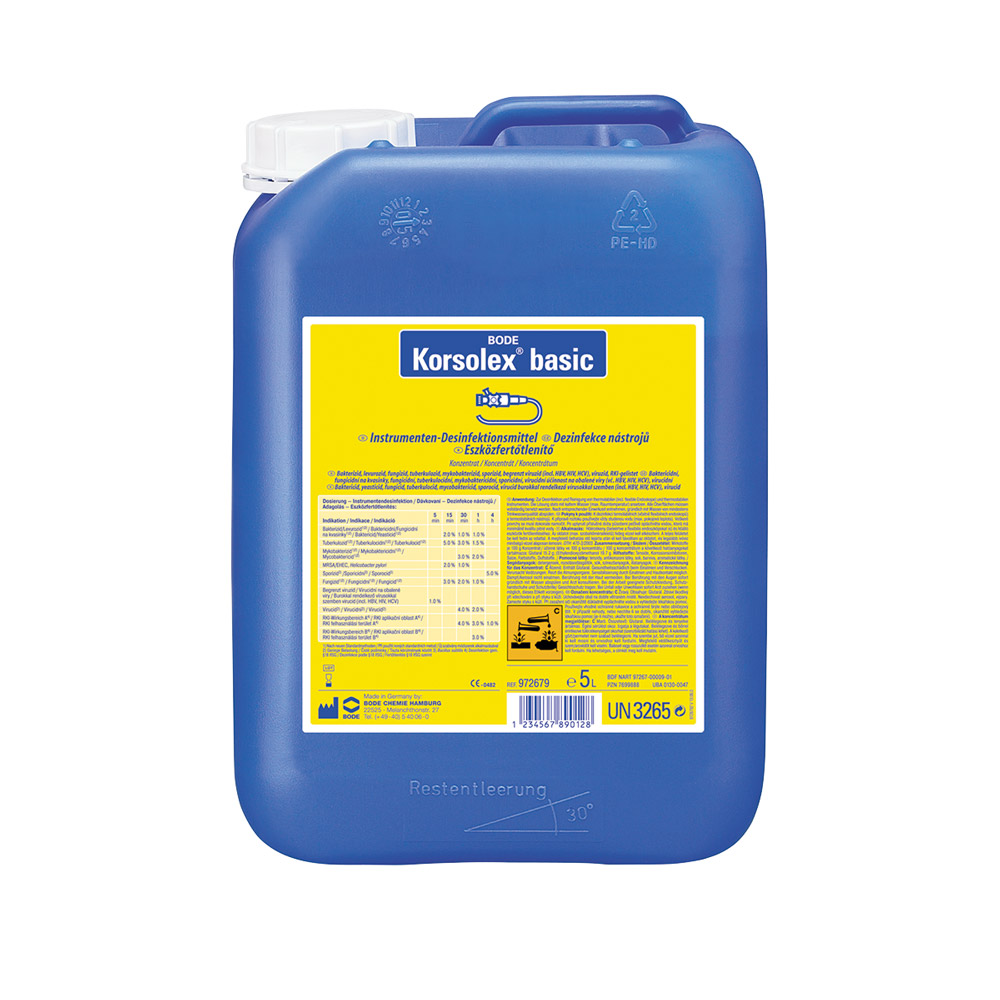 Korsolex Basic Instrumenten Desinfektion, 5 L Kanister