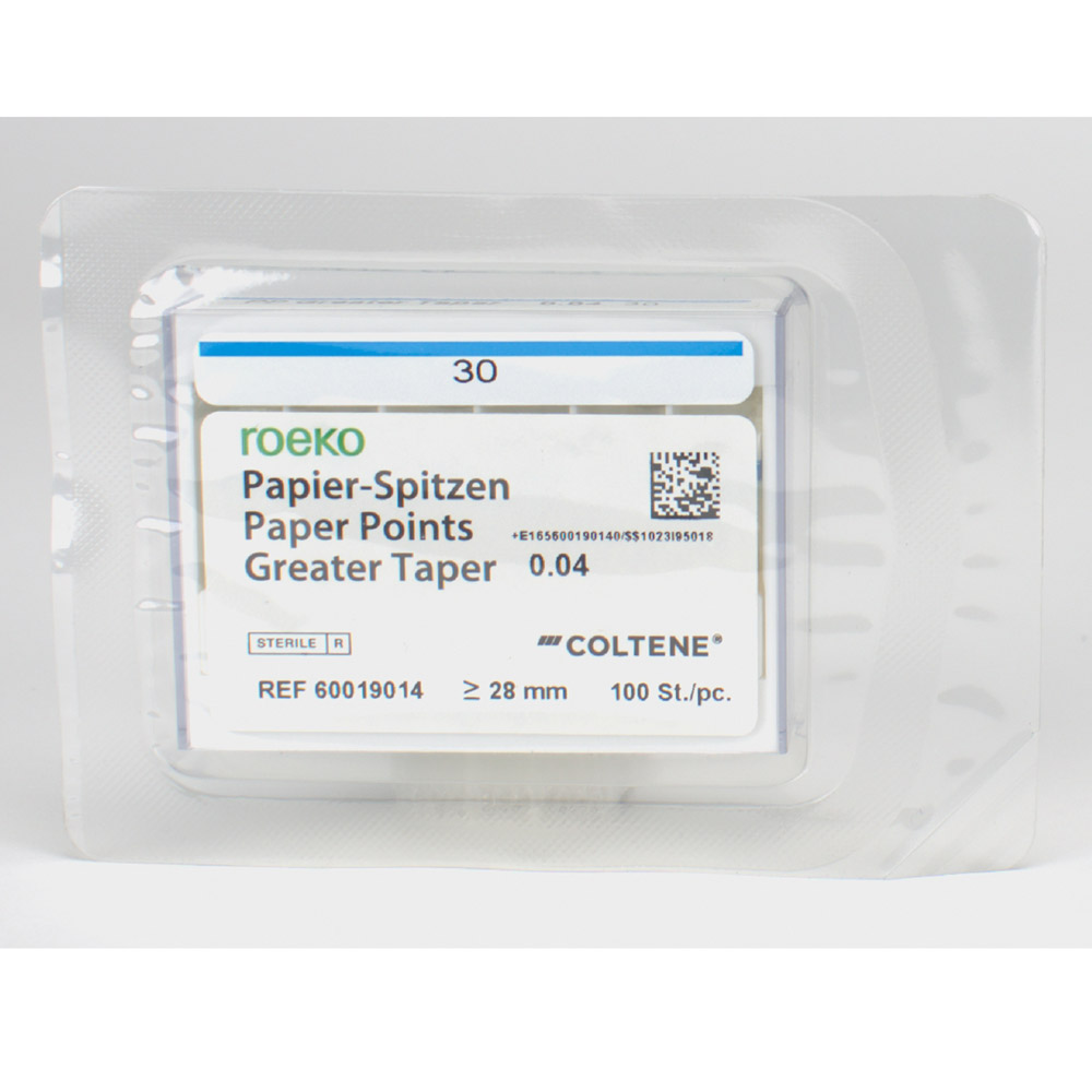 Papierspitzen Greater Taper 0.04 #30, 100 Stück