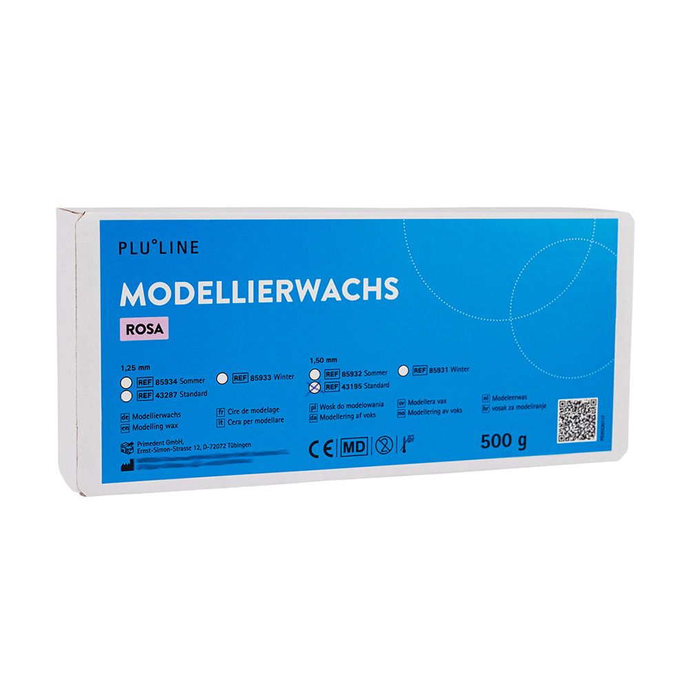 PLULINE Modellierwachs Standard 1,50 mm, 500 g Packung