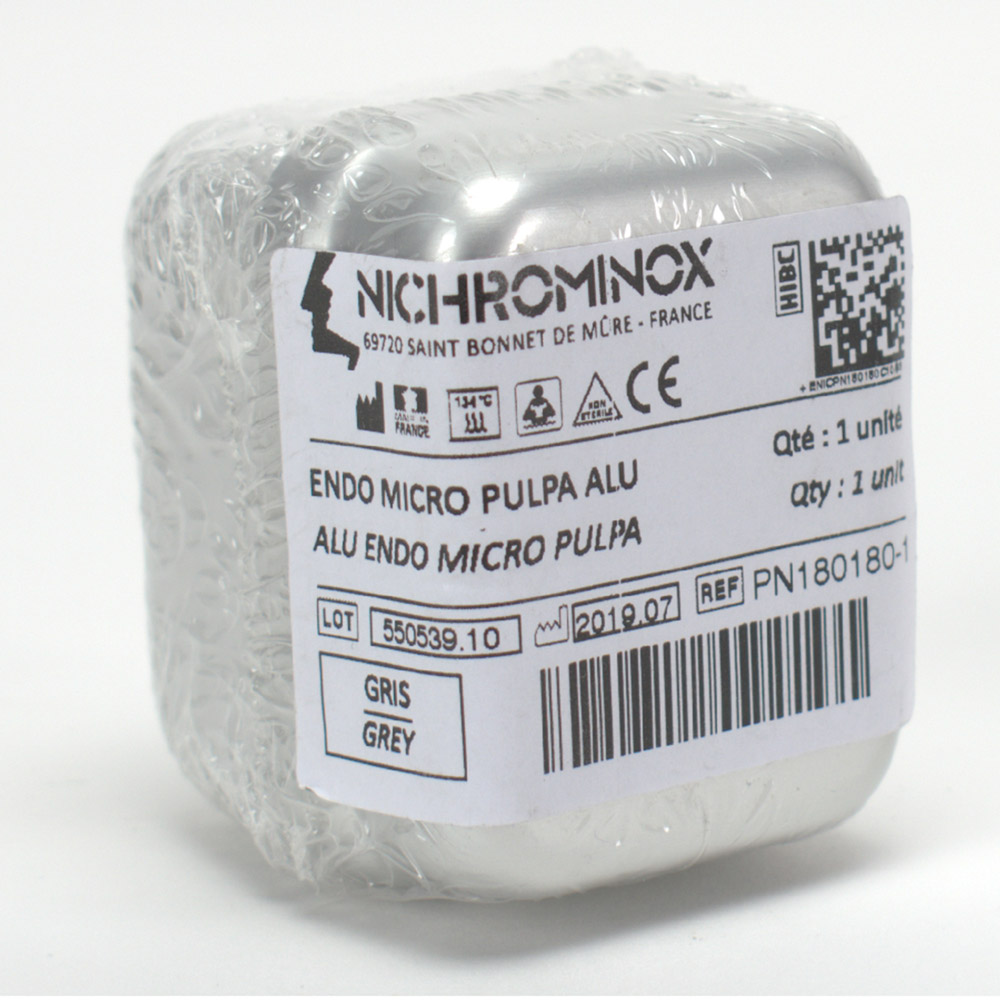 Endo Box Micro Pulpa silber 6,5 x 5 x 5 cm, Stück