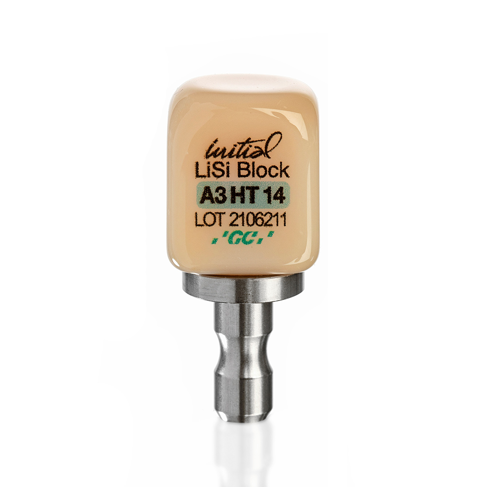 GC Initial LiSi Block CEREC 14 A3 HT, 5 Stück