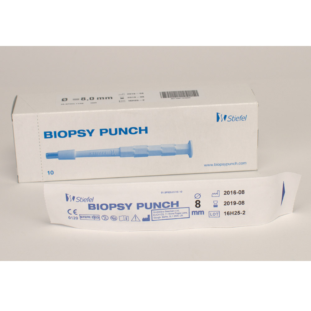 Biopsy Punch Ø 8 mm Schleimhautstanze, 10 Stück