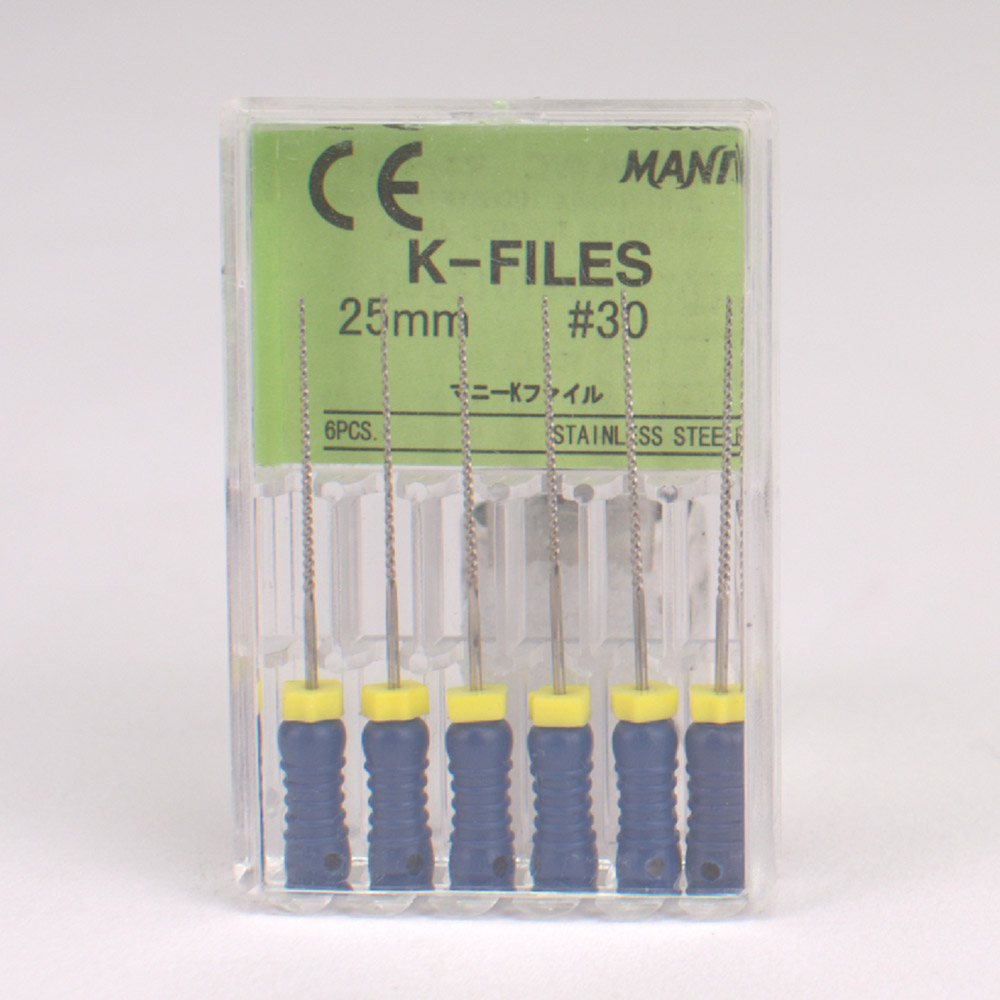 Mani K-Feilen 25 mm, Gr. 30, 6 Stück