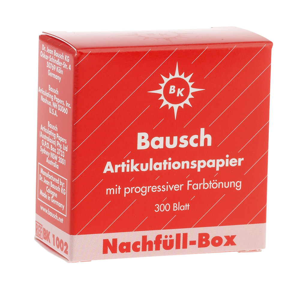 Artikulationspapier rot BK 1002, 300 Streifen