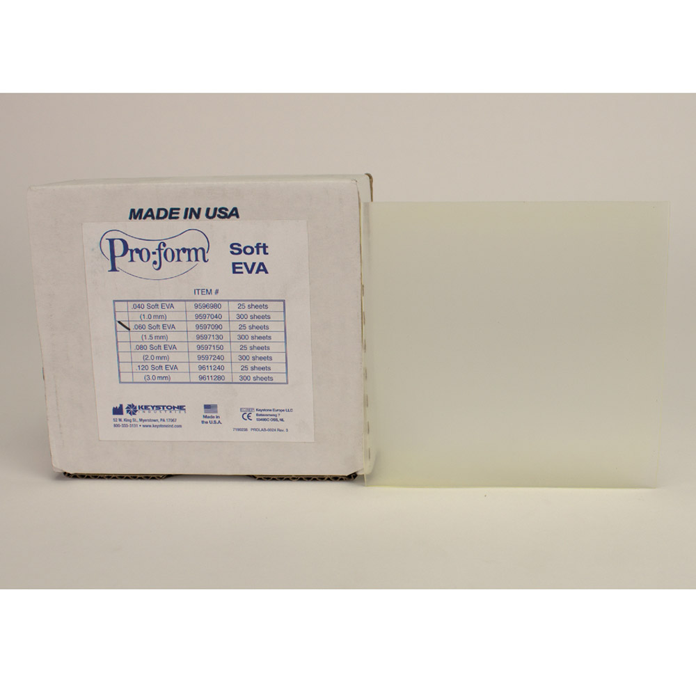 Pro-Form Soft Eva Tiefziehfolie 1,50 mm, 25 Stück