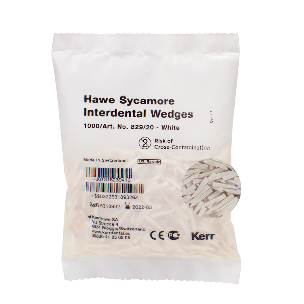 Hawe Interdentalkeile Gr. 20 weiß 829, 1000 Stück