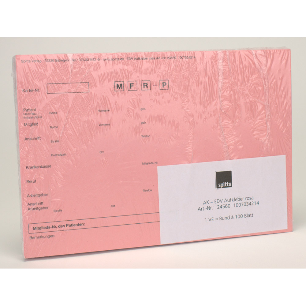 Anschriftaufkleber 560 rosa, 100 Stück