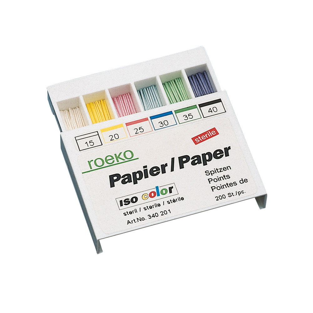 Papierspitzen color ISO 45, 300 Stück