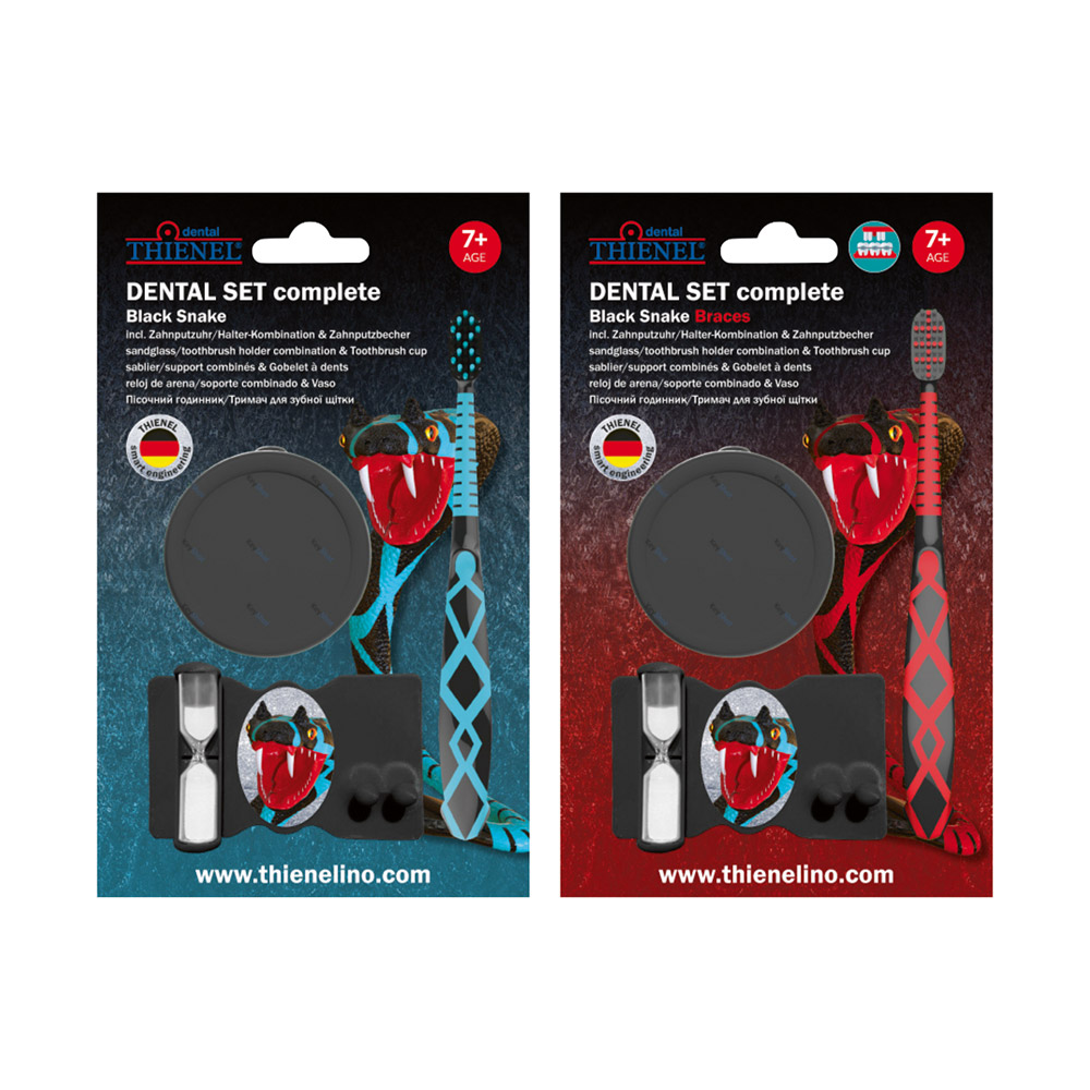 Dental-Set kpl. 7+ Black Snake, Stück