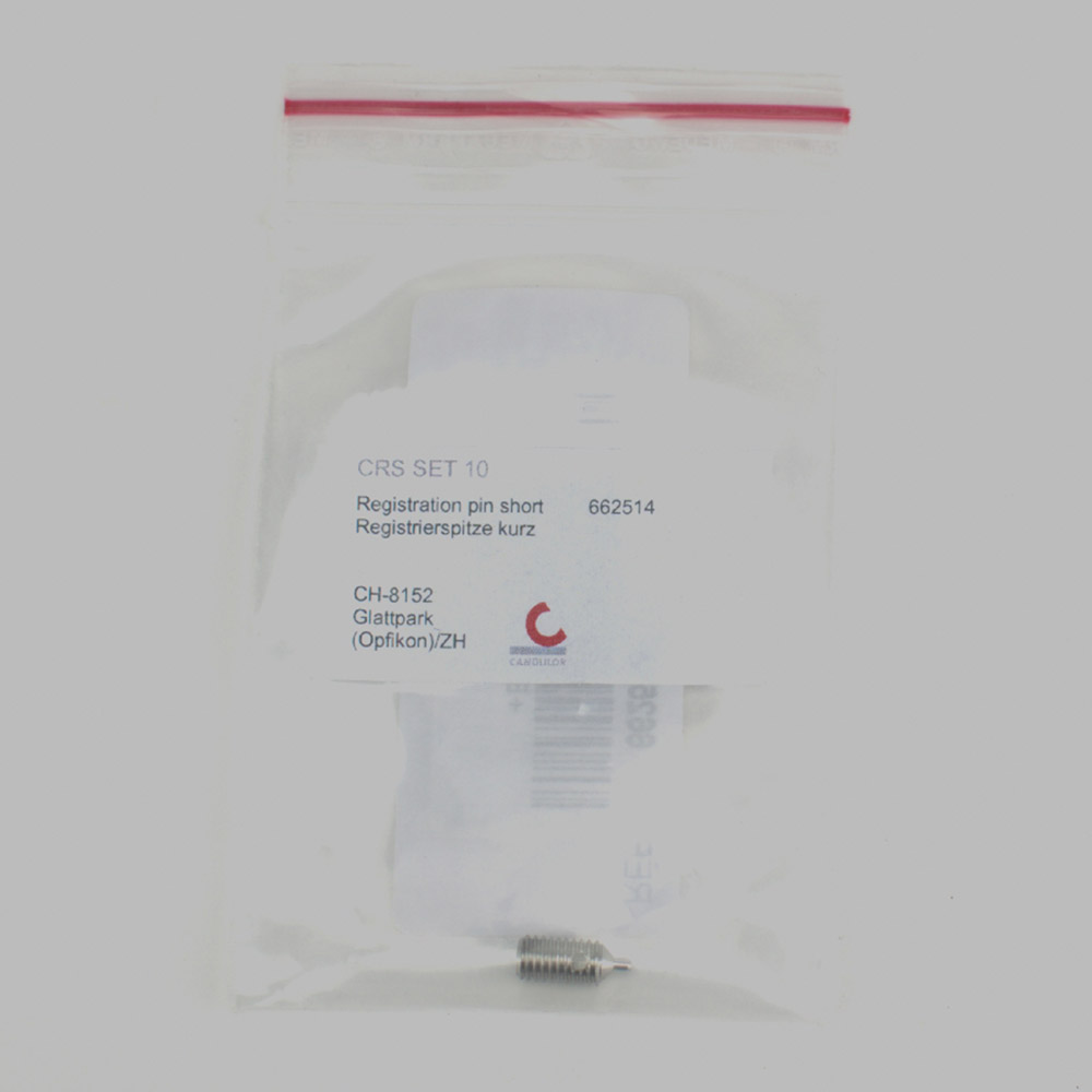 Registrierspitze kurz zu Set 10, Stück