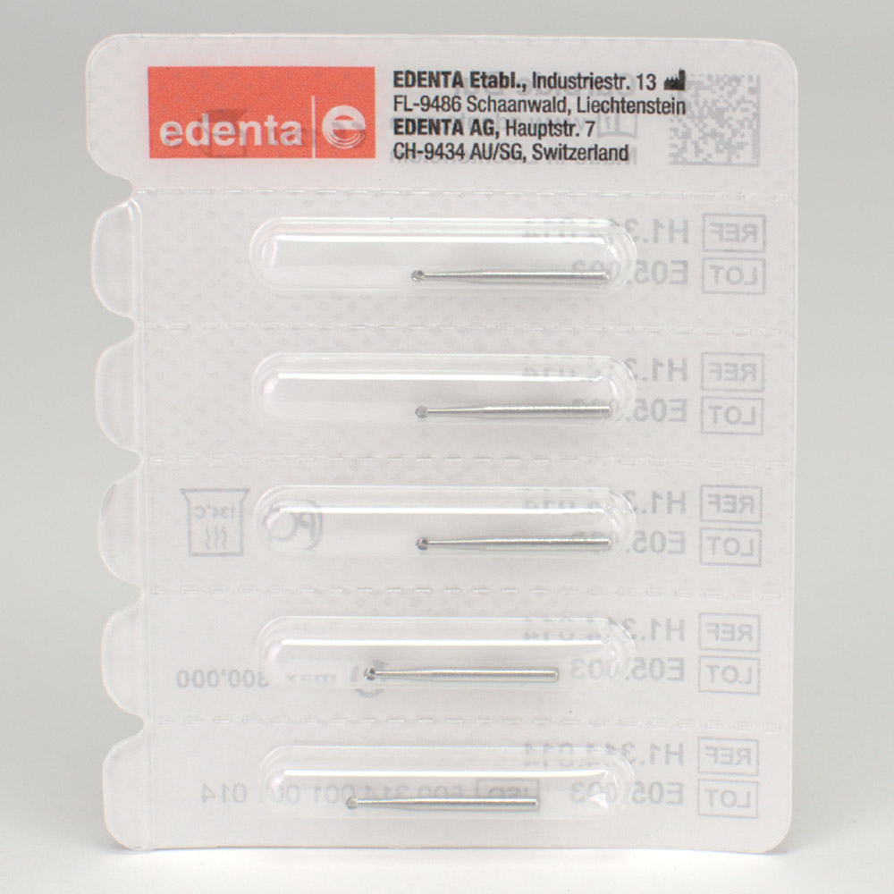 HM Bohrer Edenta FG H1 014, 5 Stück