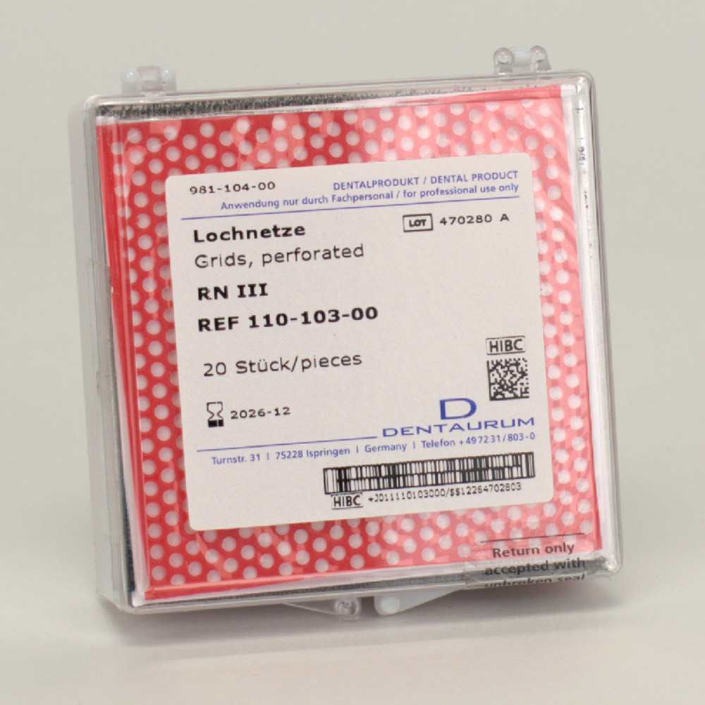 Wachsschablonen RN 3, 20 Stück