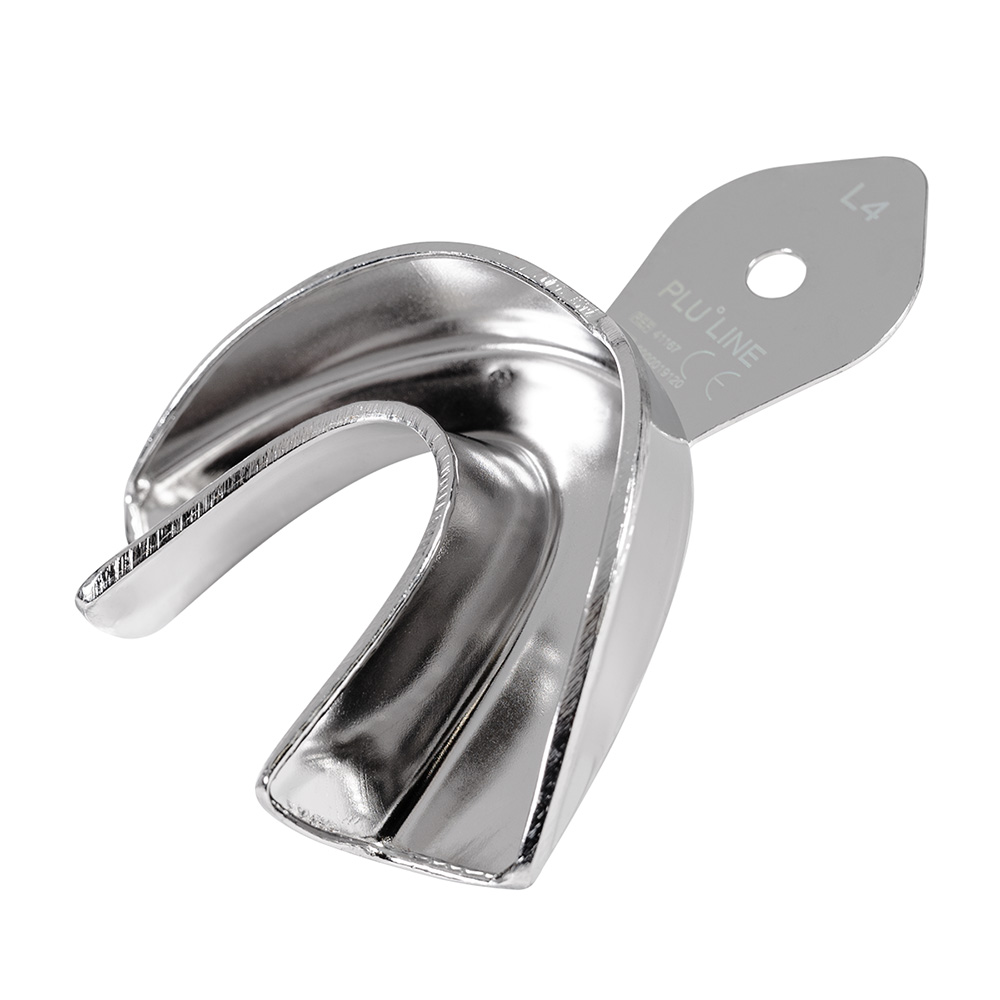 PLULINE Rim Abdrucklöffel unperforiert L4 Gr.S, Stück