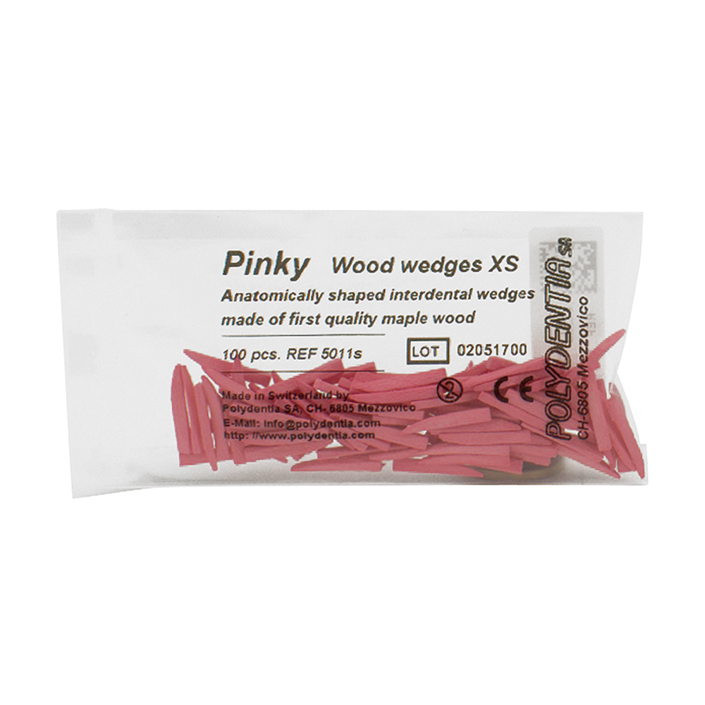 Interdentalkeile Holz pink 11 mm, 100 Stück