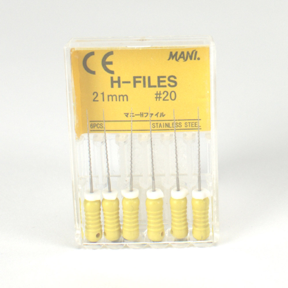Mani H-Feilen 21 mm Gr. 020, 6 Stück