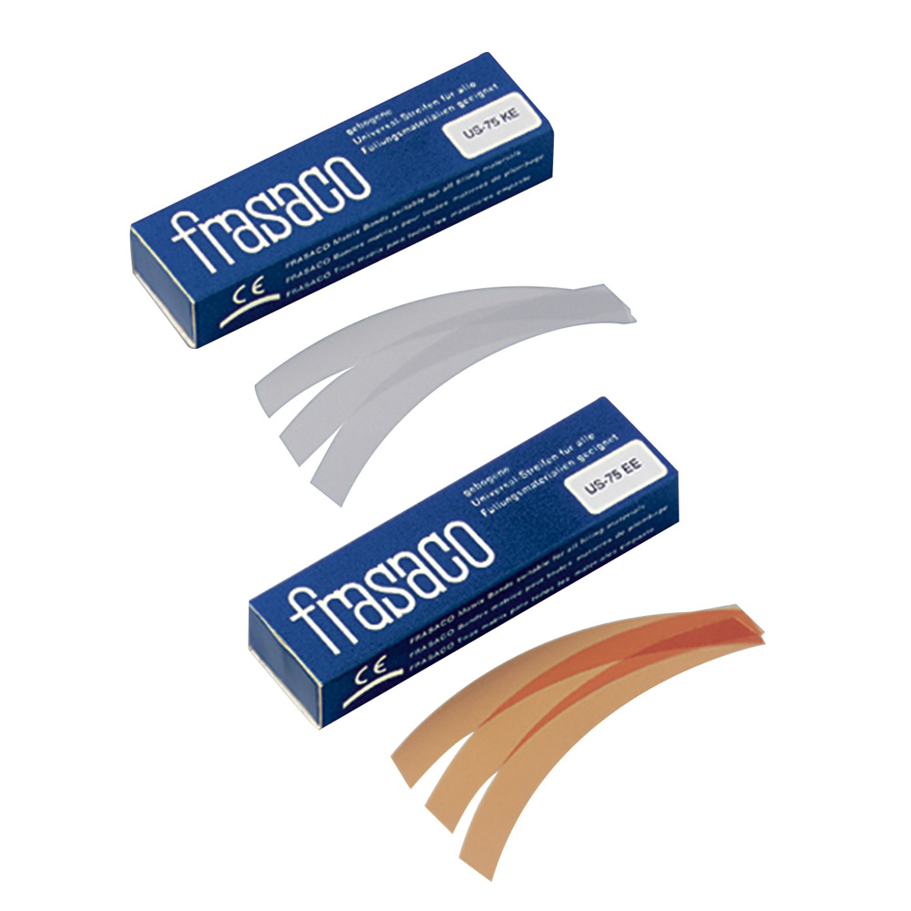 Frasaco Streifen klar gebogen x-dünn, Packung