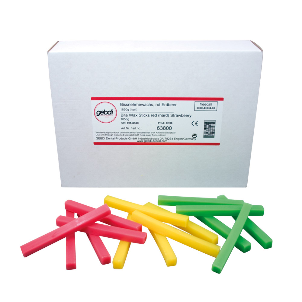 Bissnehmewachs Stangen grün mittel, 1850 g