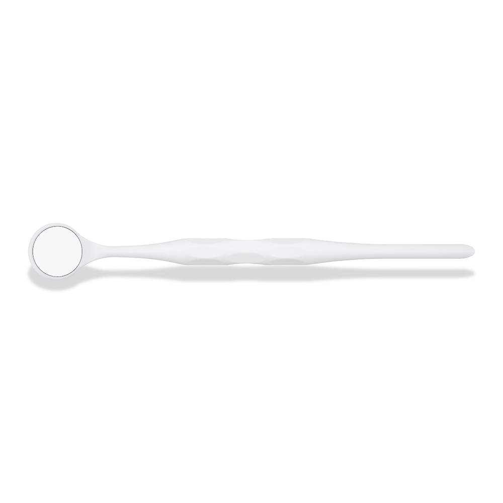 Mundspiegel Relax FS Rhodium 5 plan weiß, 10 Stück