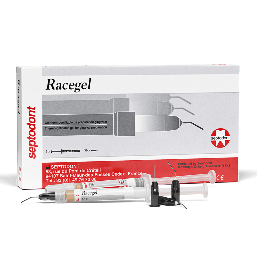 Racegel, Set 3 x 1,4 g Spritze + 30 Applikationsspitzen