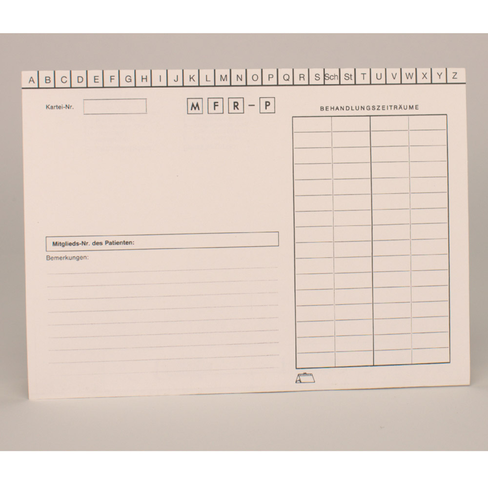 Karteikarte mit freiem Adressfeld DIN A5 weiß, 200 Stück