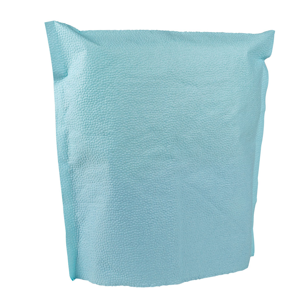PLULINE Kopfschutztaschen 25 x 25 cm hellblau, 500 Stück