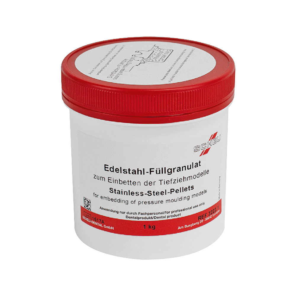 Edelstahl-Füllgranulat, 1 kg