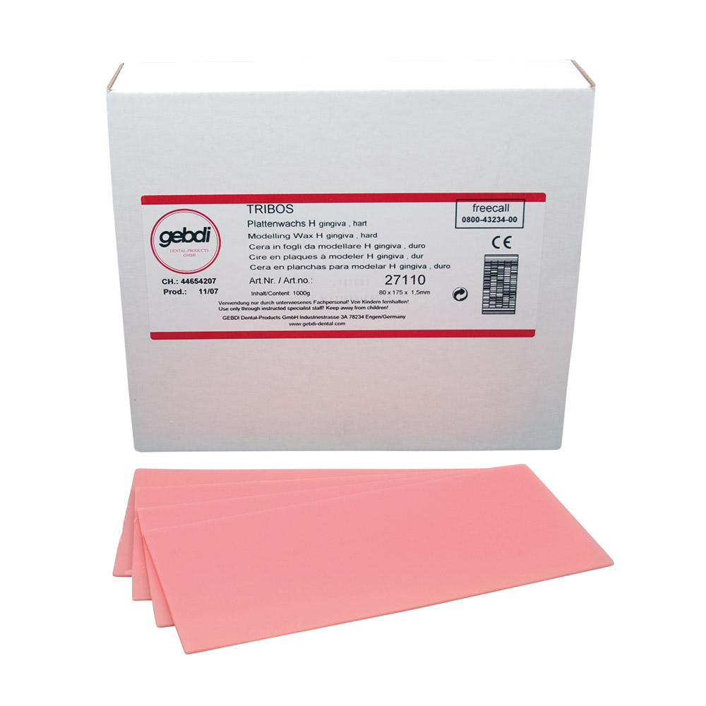 Tribos Plattenwachs H, 1 kg