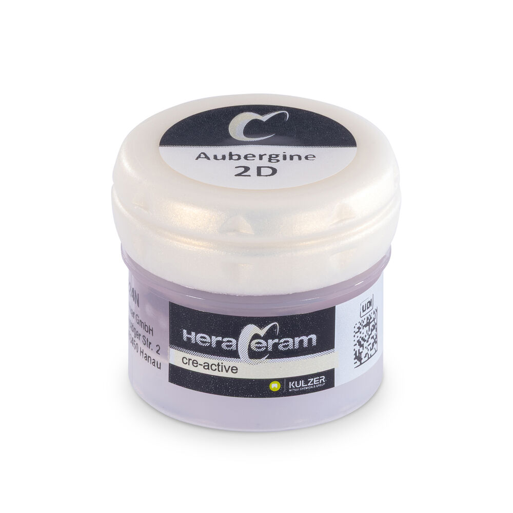 HeraCeram cre-active 2D Malfarben Transluzent aubergine, 2 ml