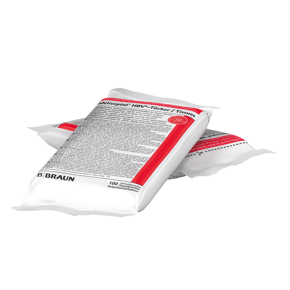 Meliseptol HBV-Tücher, 100 Stück Nachfüllpackung
