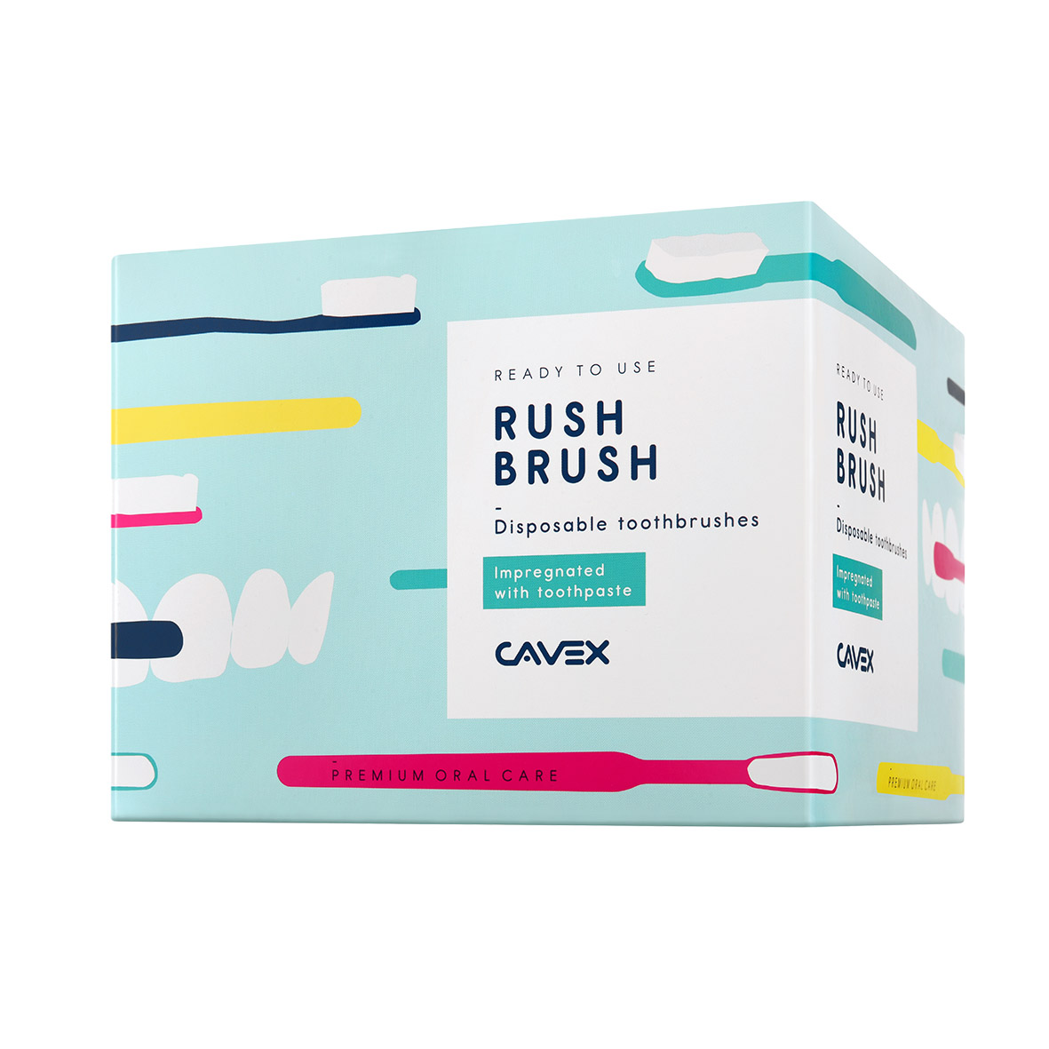 Cavex Rush Brush Einmalzahnbürsten, 100 Stück