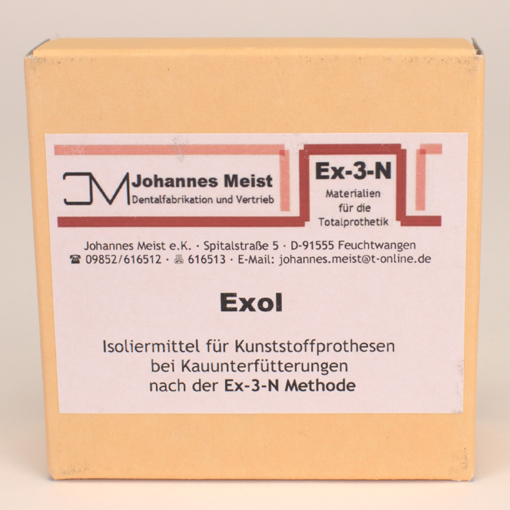 Exol Isolierpaste, Packung