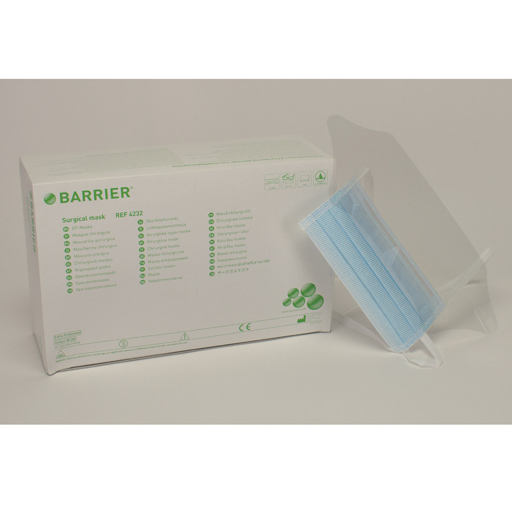 Barrier OP-Maske Extra Protect blau, 50 Stück