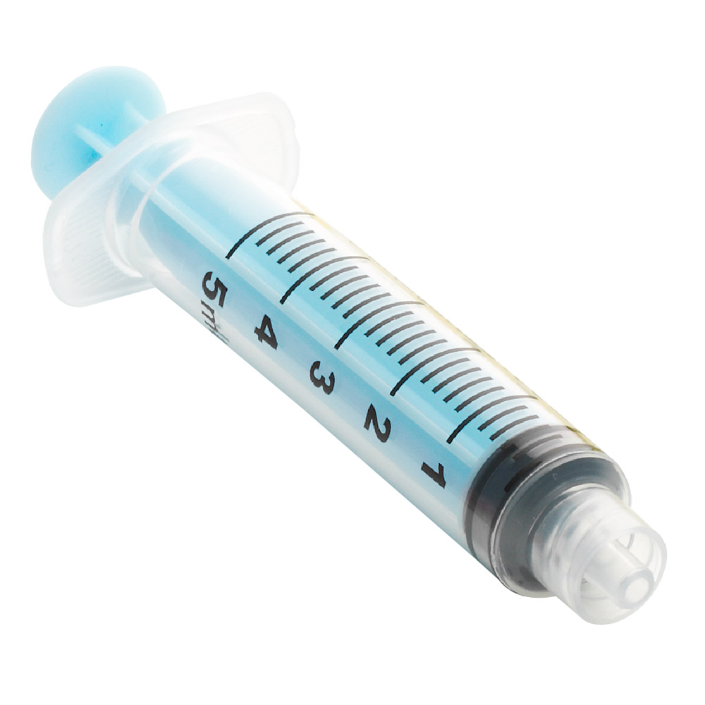 CanalPro color Syringes 5 ml blau, 50 Stück