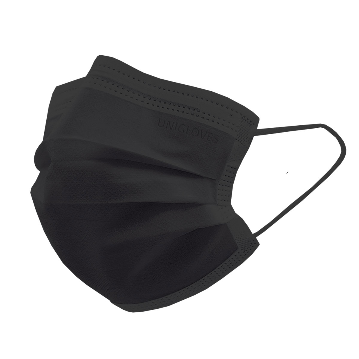 Mundschutz Profil Plus latexfrei schwarz , 50 Stück