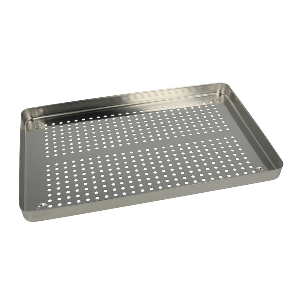 Tray Edelstahl Bodenteil ungelocht 18 x 28, Stück