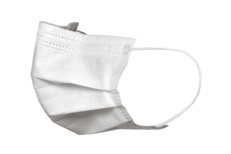 TOP MASK Ultrasafe Mundschutz 3-lagig weiß, 50 Stück