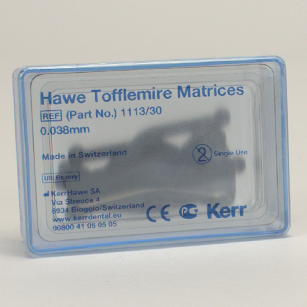 Tofflemire Matrizen 1113 Hawe, 30 Stück