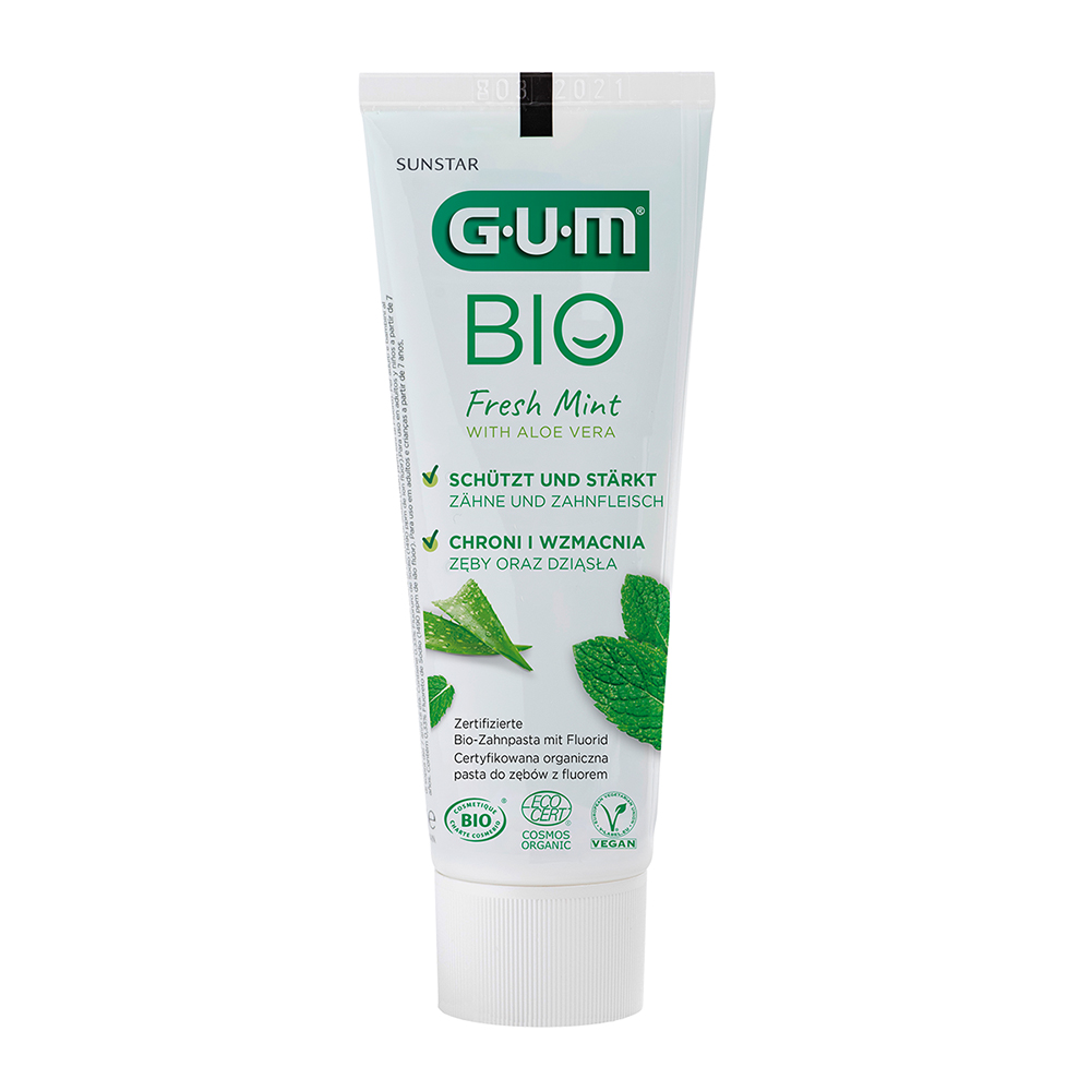 GUM Bio Zahnpasta, 6 x 75 ml Tube