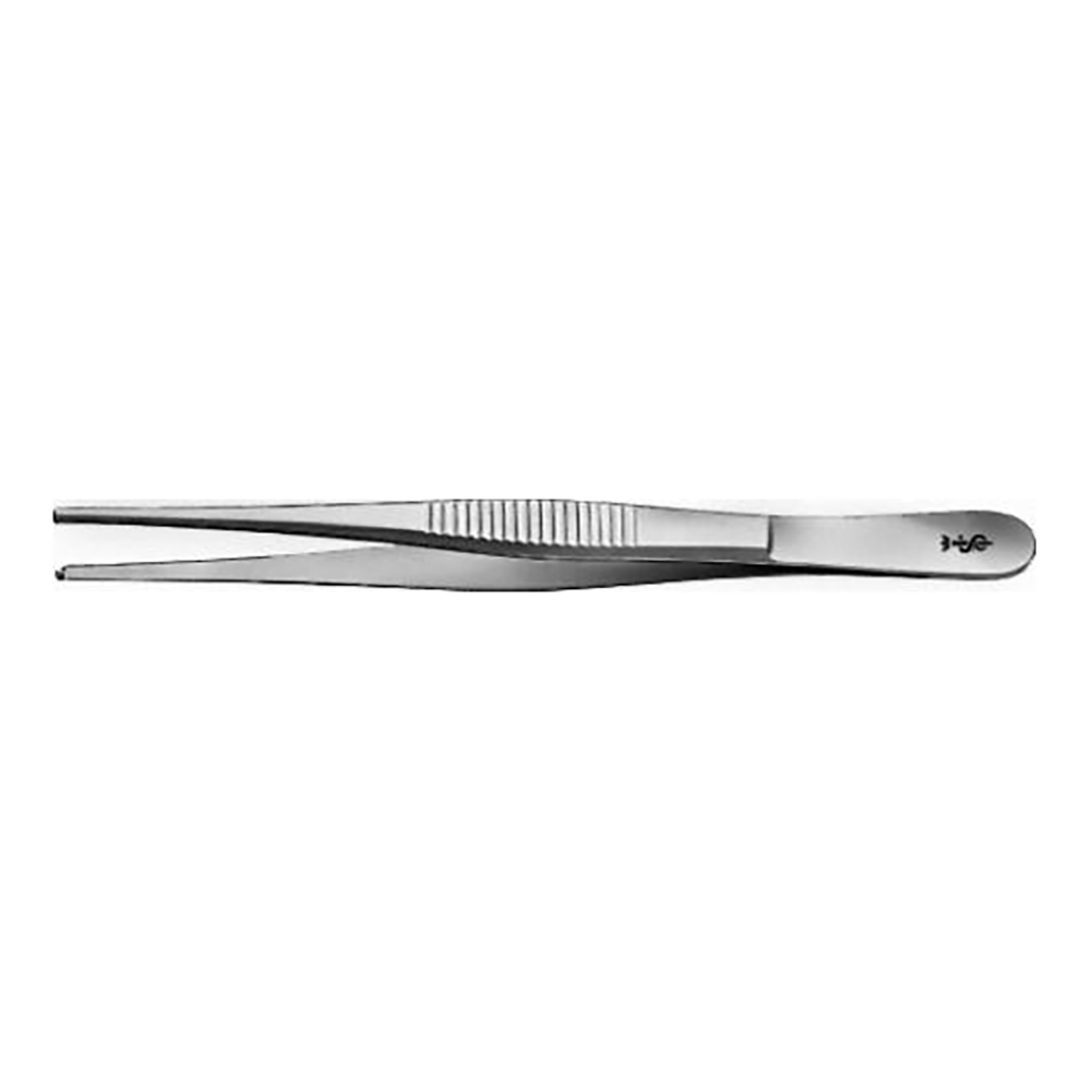 Pinzette chirurgisch 1x2 Zähne 2,1/115 mm gerade standard, Stück