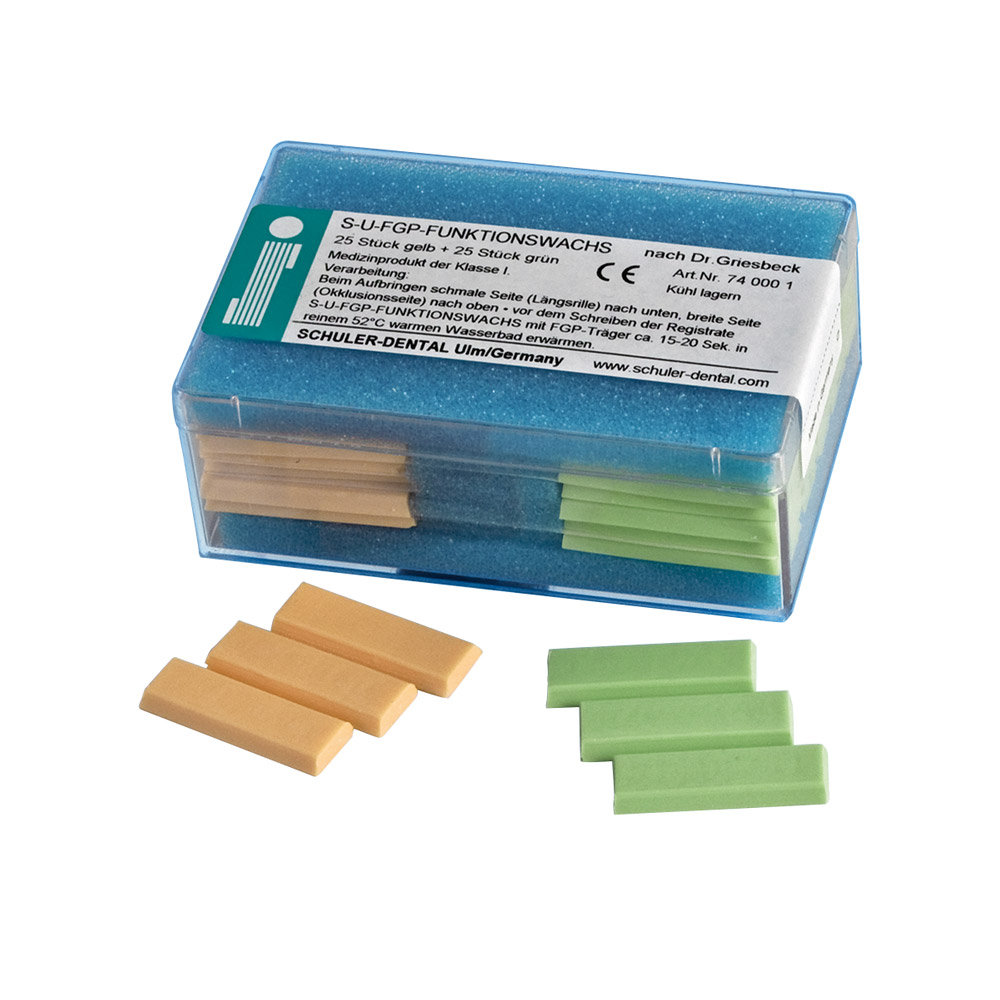 FGP-Funktionswachs gelb + grün, 2 x 25 Stück