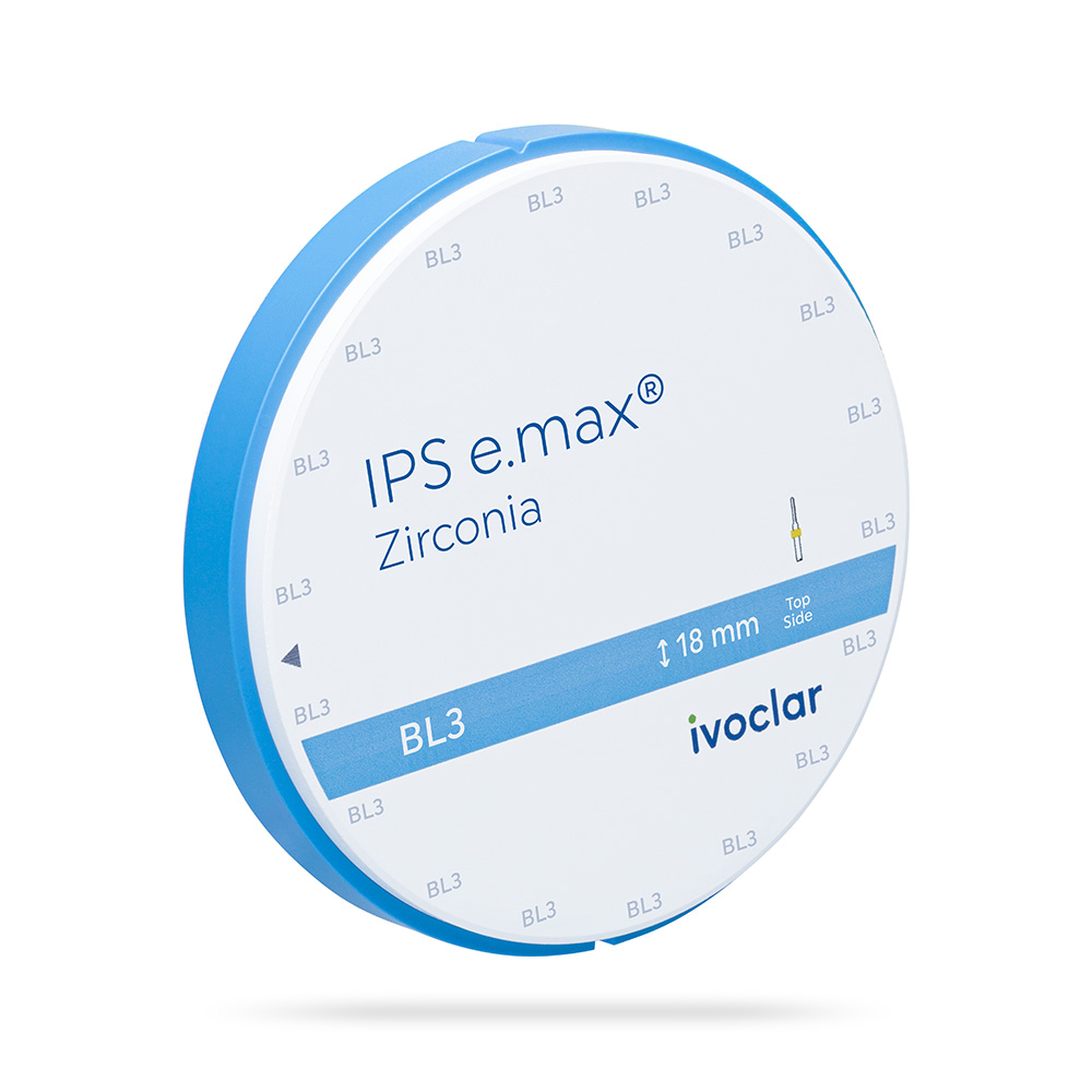 IPS e.max Zirconia BL3 98,5x18 mm, Stück