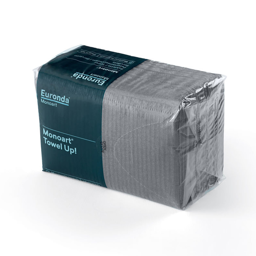 Monoart Patienten Servietten 33 x 45 cm platin, 500 Stück