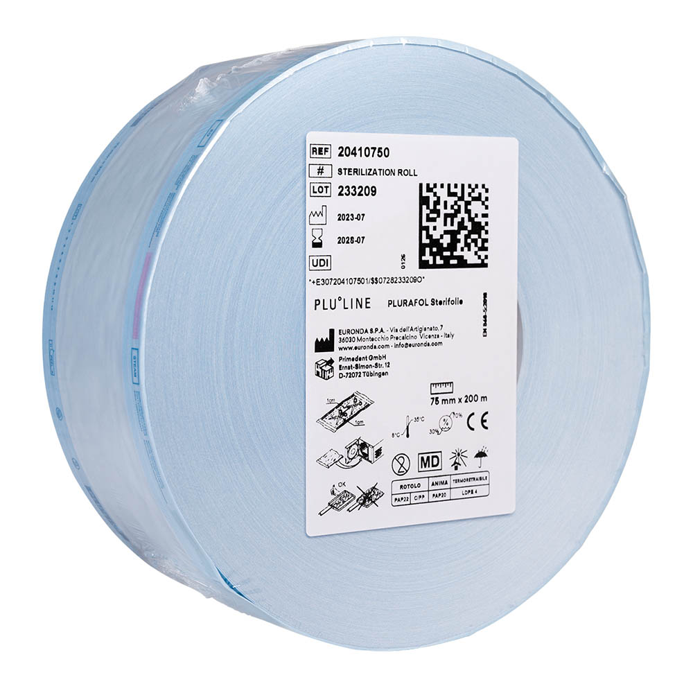 Plurafol Sterifolie 75 mm, 200 m Rolle