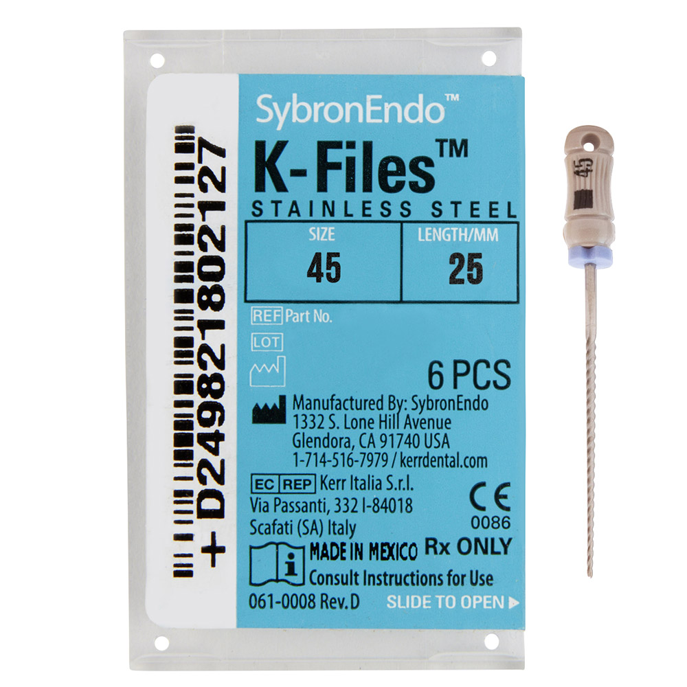 K-Feilen 045 25 mm, 6 Stück