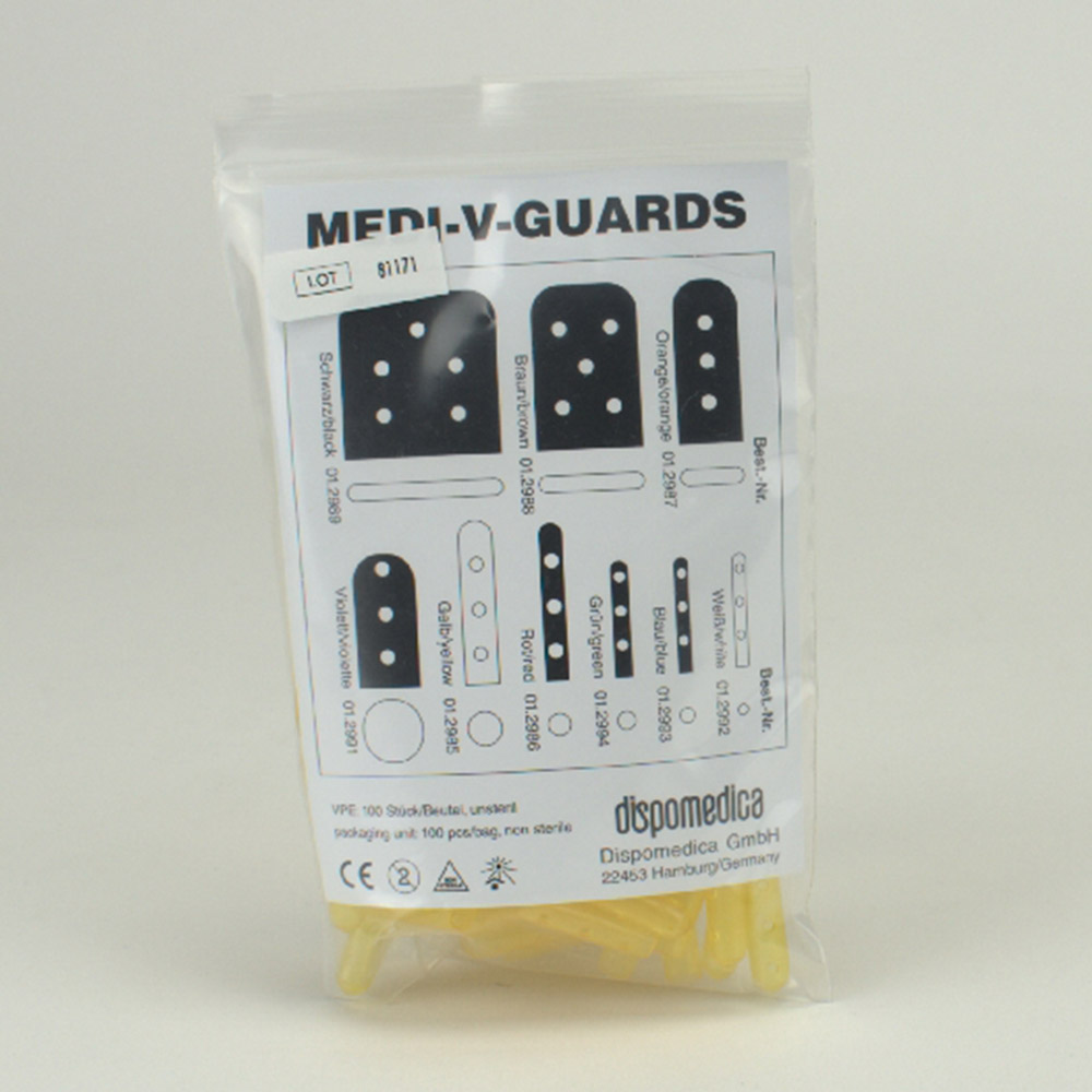 Medi-V-Guards gelb 4,8 mm , 100 Stück