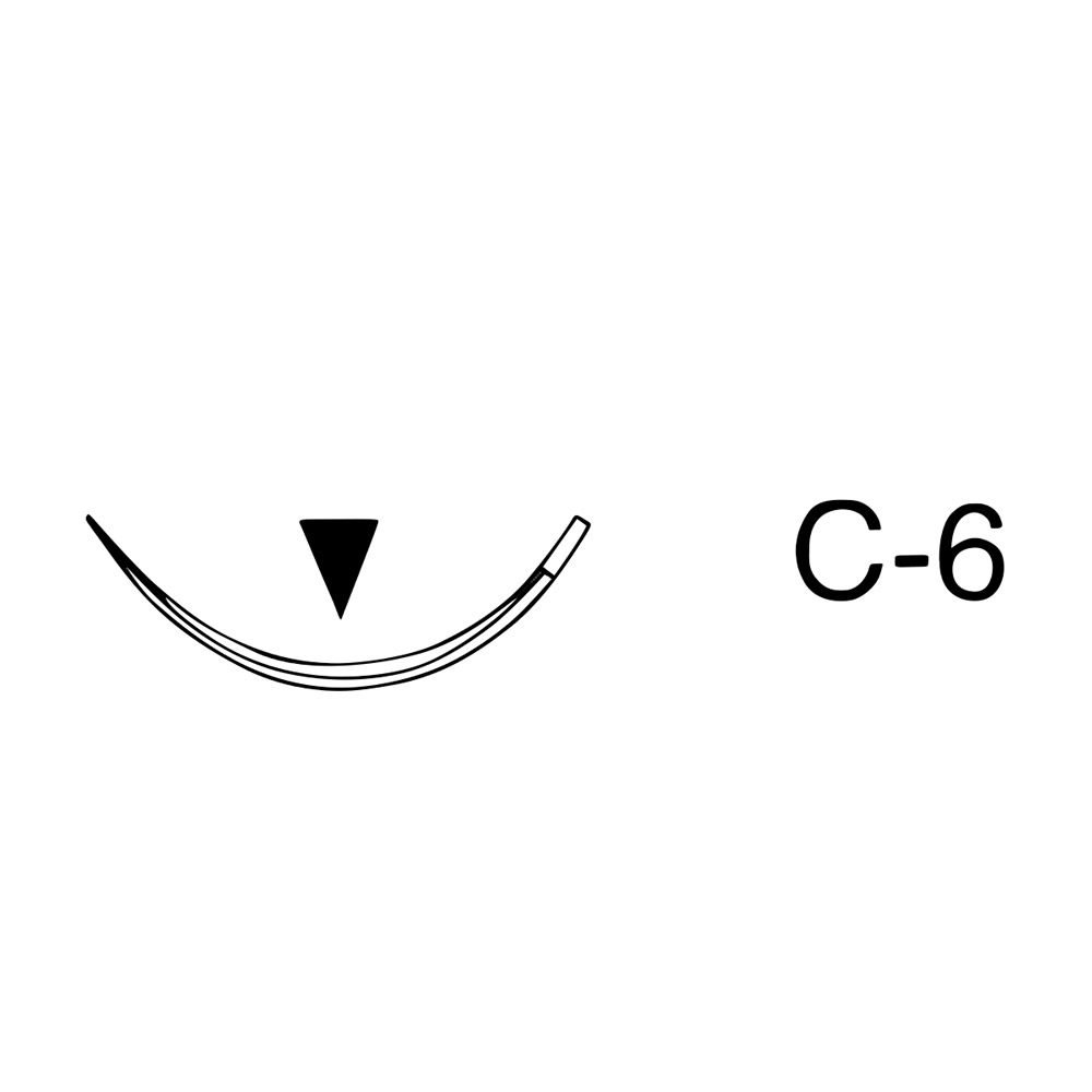 Nahtmaterial PGA 4-0 PSN392V, 12 Stück