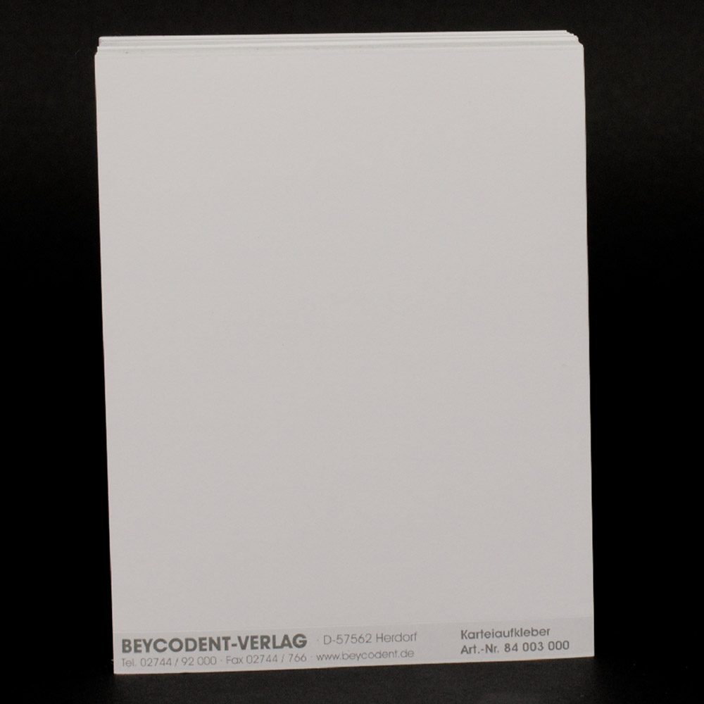 Adressetiketten A4+A5 Kartei speziell EDV 120 x 138 mm, 200 Stück